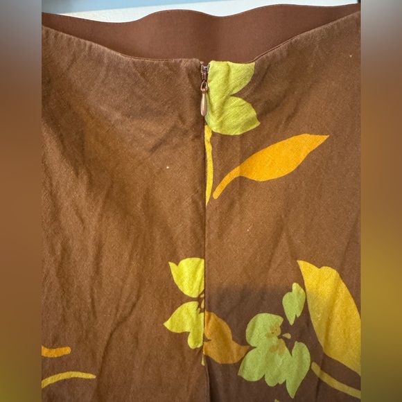 Soleil Soleil Strapless Floral Brown Dress - Picture 13 of 15